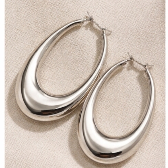 Simply Vera Vera Wang Shiny Silver Teardrop Earrings - Picture 5 of 6